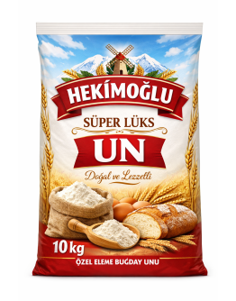 Hekimoğlu Süper Lüks Un 10 KG KAĞIT AMBALAJ