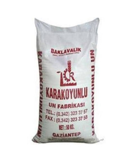KARAKOYUNLU BAKLAVALIK Un 50 KG BEZ AMBALAJ