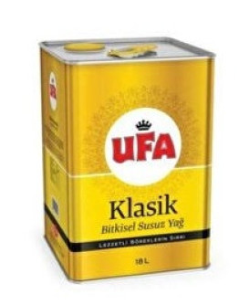 TURYAĞ UFA KLASİK YAĞI 18 litre TENEKE 