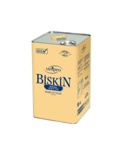 UNİPRO BİSKİN BAKLAVA YAĞI 18 litre TENEKE 