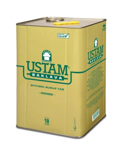 MARSA USTAM BAKLAVA YAĞI 18 litre TENEKE 