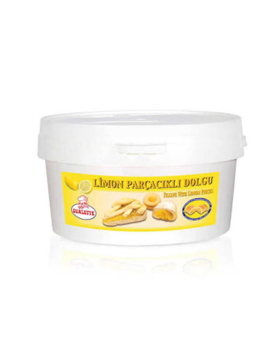 KATSAN OVALETTE LİMON PARÇACIKLI DOLGU 4 KG PLASTİK AMBALAJ