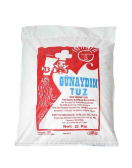 GÜNAYDIN TUZ	25KG	PLASTİK AMBALAJ