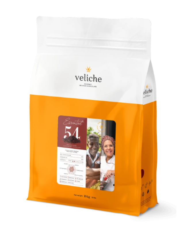 VELİCHE GOURMET ESSENTİALS BİTTER %54 10 KG PLASTİK AMBALAJ 