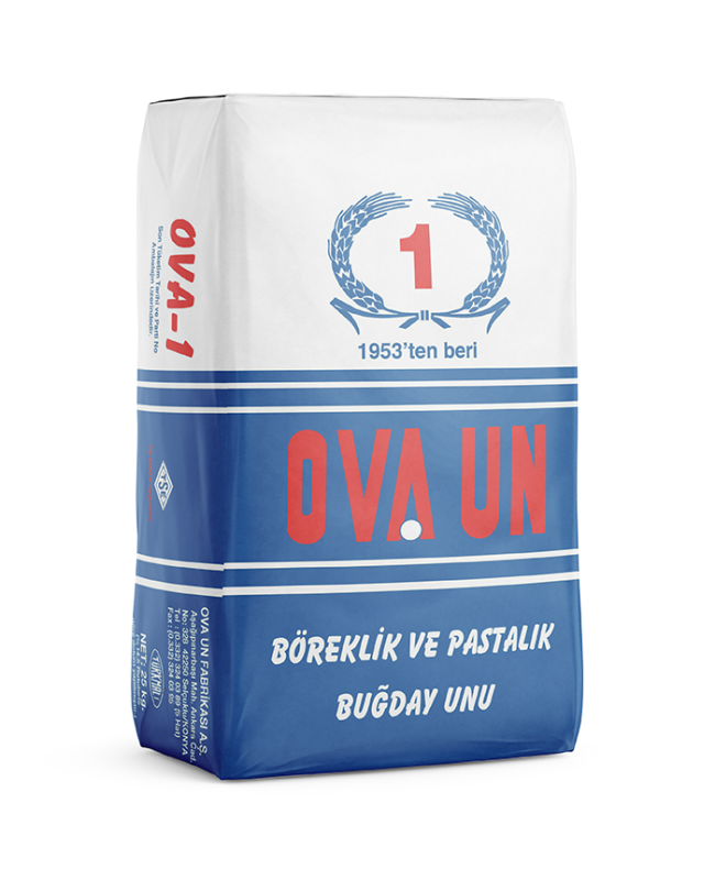 OVA 1 UN 25 KG KAĞIT AMBALAJ 